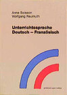 Buchcover Unterrichtssprache Deutsch-Französisch