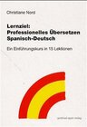 Buchcover Professionelles Übersetzen Spanisch-Deutsch