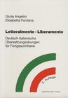Buchcover Letteralmente- Liberamente. Deutsch-italienische Übersetzungsübungen für Fortgeschrittene