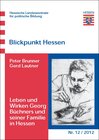 Buchcover Leben und Wirken Georg Büchners und seiner Familie in Hessen