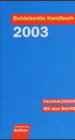 Buchcover Betriebsräte-Handbuch 2003