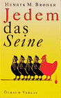 Buchcover Jedem das Seine