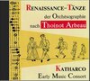 Buchcover Renaissance-Tänze der Orchésographie nach Thoinot Arbeau Audio CD