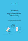 Buchcover Mechanik in goetheanistischer Darstellung