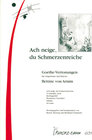 Buchcover Goethe-Vertonungen für Singstimme und Klavier