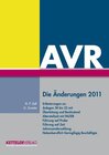 Buchcover AVR - Die Änderungen 2011