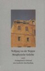 Buchcover Metapysische Gedichte, sowie Sonntagabend in Nirbrond, eine Geschichte ohne Handlung