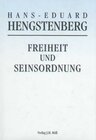 Buchcover Freiheit und Seinsordnung