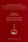Buchcover Dictionary of Hausa Crafts / Kamus na sana'o'in Hausa