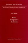 Buchcover Hausa Comparative Dictionary