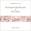 Buchcover Der Bereich aller Bereiche & Nach allem /L’àmbit de tots els àmbits & Després de tot