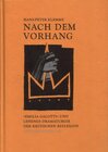 Buchcover Nach dem Vorhang