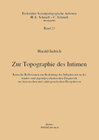 Buchcover Zur Topographie des Intimen