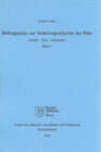 Buchcover Bibliographie zur Verkehrsgeschichte der Pfalz