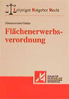 Buchcover Flächenerwerbsverordnung