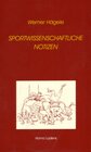 Buchcover Sportwissenschaftliche Notizen