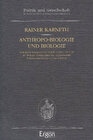 Buchcover Anthropo-Biologie und Biologie