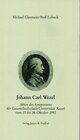 Buchcover Johann Carl Wezel