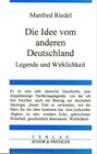 Buchcover Die Idee vom anderen Deutschland