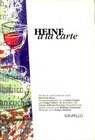 Buchcover Heine à la carte