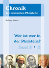 Buchcover Wer ist wer in der Philatelie?