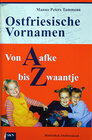 Buchcover Ostfriesische Vornamen von A bis Z