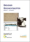 Buchcover Grevener Geschichtsblätter. Publikationen aus dem Stadtarchiv Greven / 2012/2013