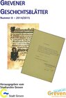 Buchcover Grevener Geschichtsblätter. Publikationen aus dem Stadtarchiv Greven / 2014/2015