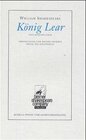 Buchcover König Lear