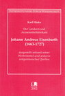 Buchcover Der Landarzt und Arzneimittelfabrikant Johann Andreas Eisenbarth (1663-1727) dargestellt anhand seiner Werbemittel und a