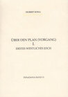 Buchcover Über den Plan (Vorgang) I. Erstes westliches Joch