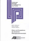 Buchcover Bilanz und Perspektiven der deutschen Bildungszusammenarbeit