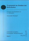 Buchcover Propaganda im Zeitalter der Reformation