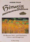 Buchcover Hinweise aus der Konstellationsforschung für Bauern, Weinbauern, Gärtner und Kleingärtner