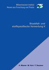 Buchcover Bioabfall- und stoffspezifische Verwertung II
