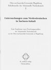 Buchcover Untersuchungen zum Niederdeutschen in Sachsen-Anhalt