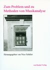 Buchcover Zum Problem und zu Methoden von Musikanalyse