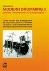 Buchcover Modern Drumming. Schlagzeugschule mit CD zum Mitspielen / Modern Drumming 3, Schlagzeugschule, Transkriptionen