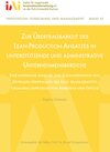 Buchcover Zur Übertragbarkeit des Lean-Production-Ansatzes in unterstützende und administrative Unternehmensbereiche