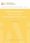 Buchcover FuE-Management: Mehr aus knappen Innovationsressourcen machen