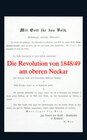 Buchcover Die Revolution von 1848/49 am oberen Neckar