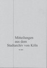 Buchcover Kölner Geistliche im Mittelalter