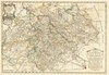 Buchcover Postreisekarte - Neue Karte des Kurfürstentums Sachsen, mit Thüringen und Anhalt 1758