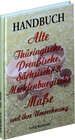 Buchcover Handbuch - Alte Thüringische, Preussische, Sächsische und Mecklenburgische Masse und ihre Umrechnung