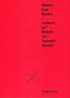 Buchcover James Lee Byars - Briefe an /Letters to Joseph Beuys