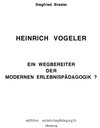 Buchcover Heinrich Vogeler