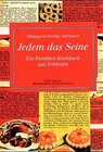 Buchcover Jedem das Seine