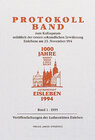 Buchcover Kolloquium anlässlich der ersten urkundlichen Erwähnung Eislebens am 23. November 1994