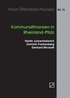 Buchcover Kommunalfinanzen in Rheinland-Pfalz