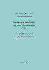 Buchcover Neue juristische Bibliographien und andere Informationsmittel (NJBI) = New legal bibliographies and other information so